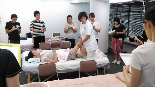 車いす利用者のための施術練習